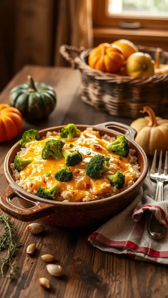cheesy broccoli rice casserole
