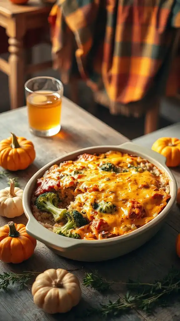 cheesy broccoli rice casserole