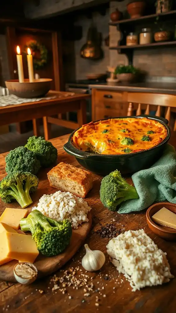 cheesy broccoli rice casserole