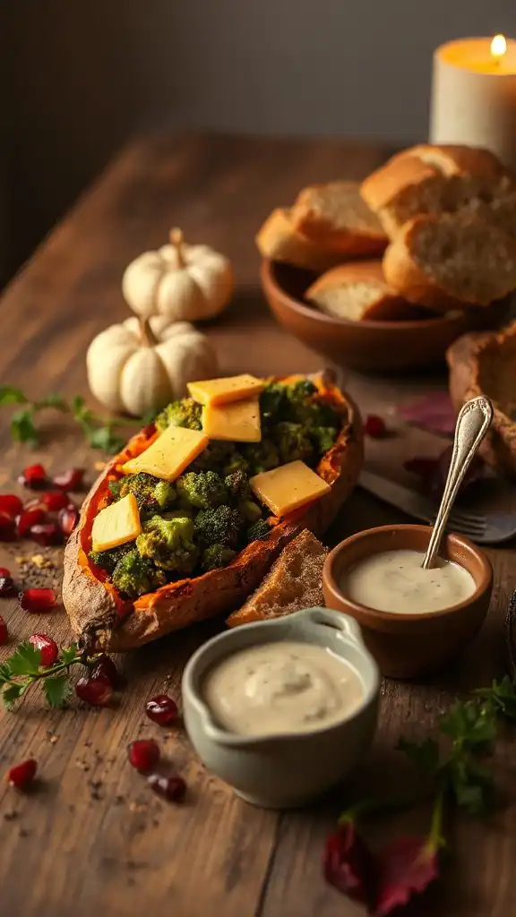 cheesy broccoli stuffed sweet potatoes cheesy broccoli stuffed sweet potatoes