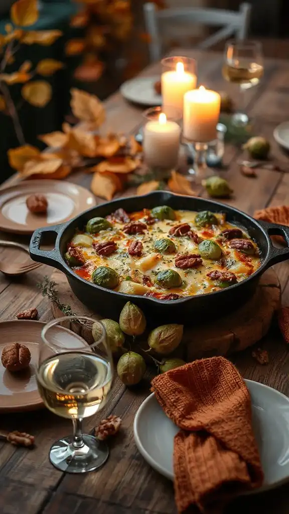 cheesy brussels sprouts gratin