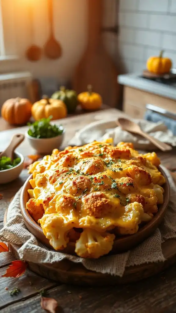 cheesy cauliflower comfort bake