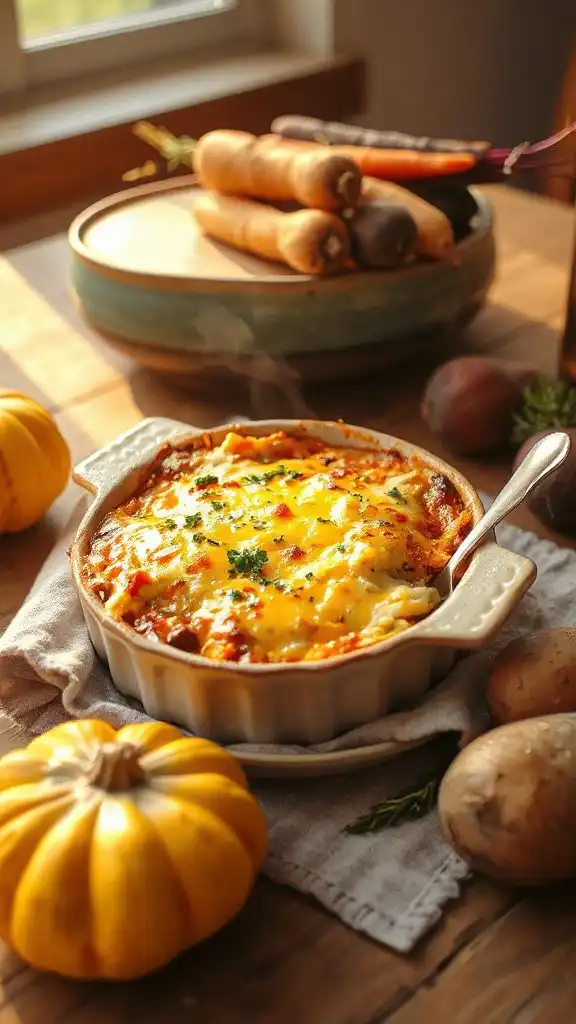 cheesy cauliflower comfort bake