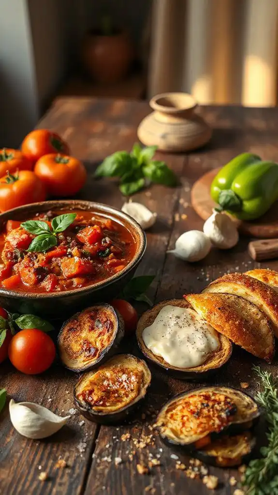 cheesy italian eggplant dish