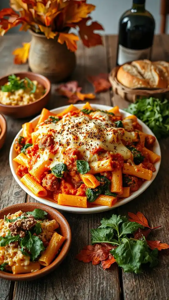 cheesy pasta bake delight