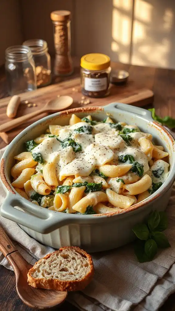 cheesy pasta bake recipe