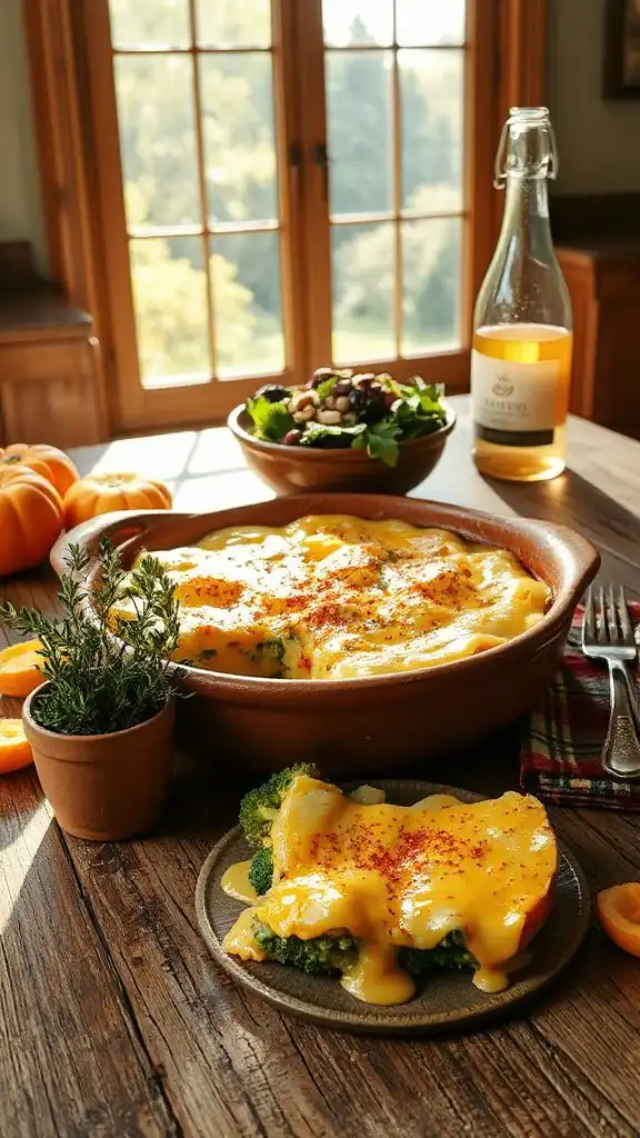 cheesy potato broccoli casserole
