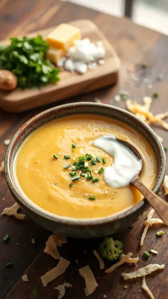 cheesy potato soup recipe