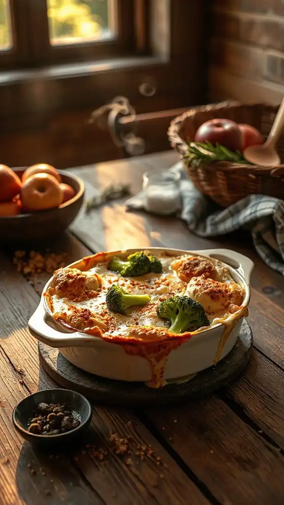 cheesy vegetable bake recipe