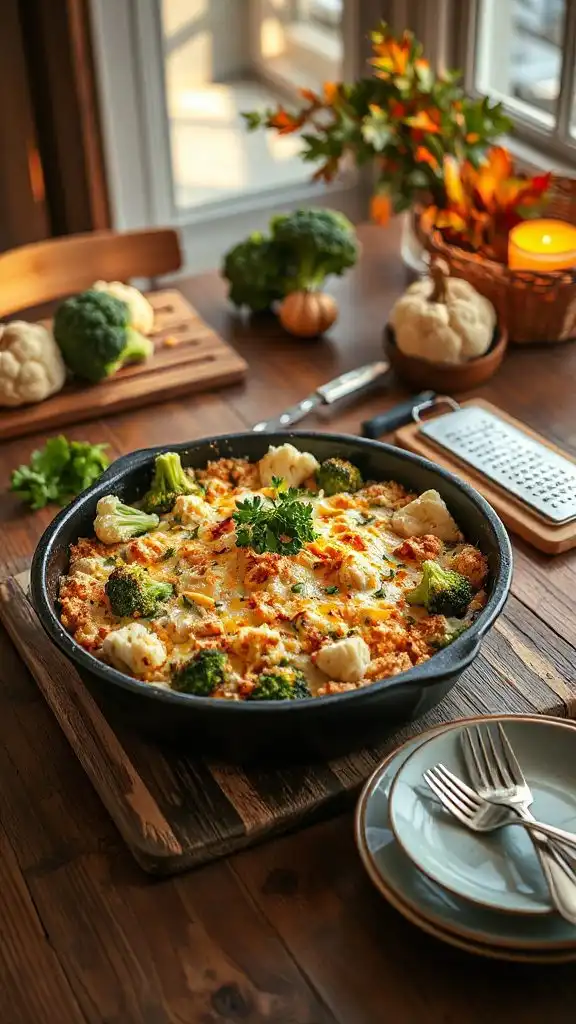 cheesy vegetable casserole delight