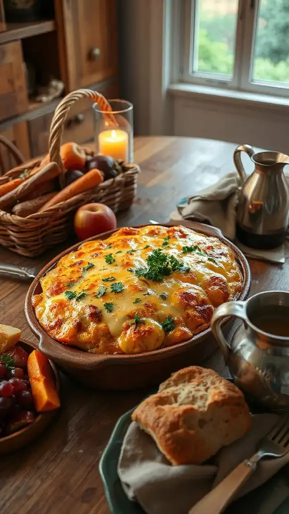 cheesy vegetable casserole delight