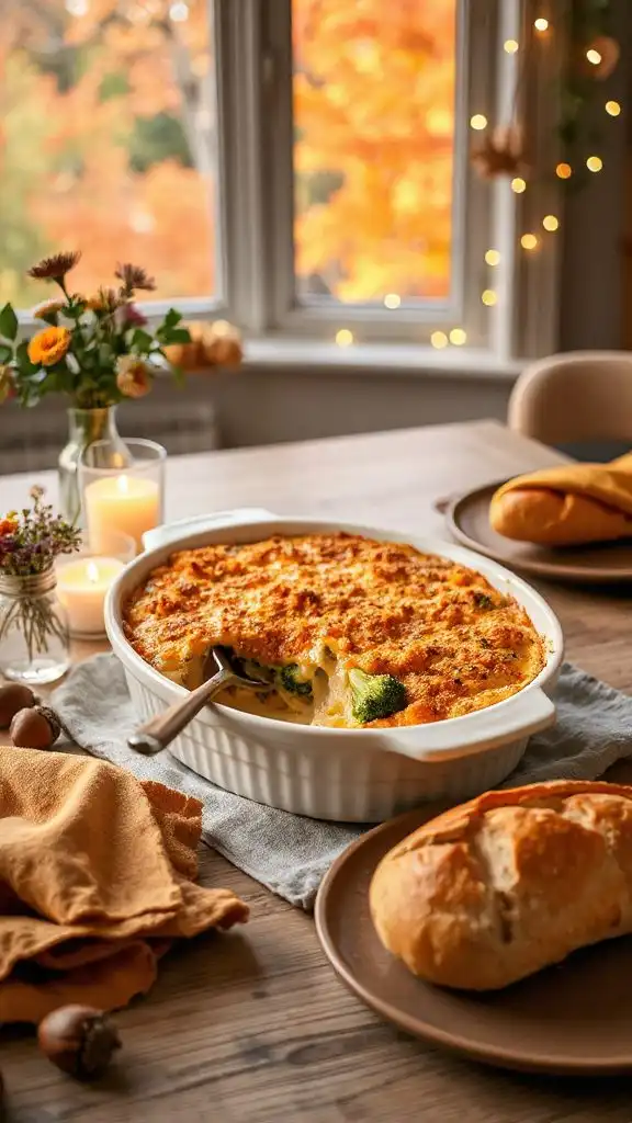 cheesy vegetable casserole recipe