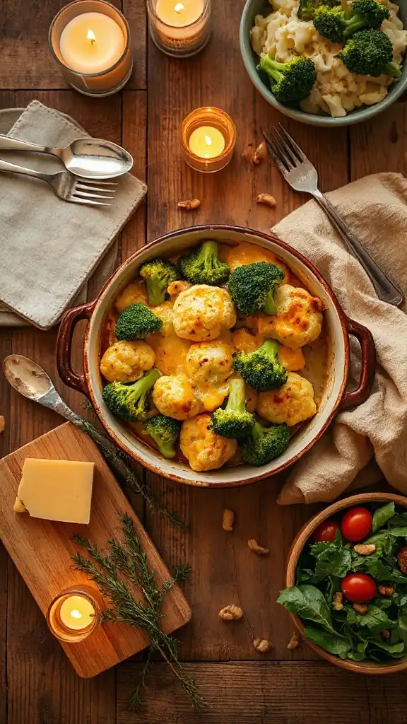 cheesy vegetable casserole recipe