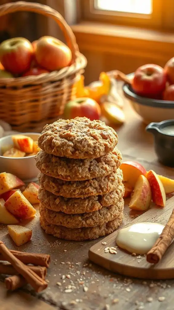 chewy apple cinnamon cookies