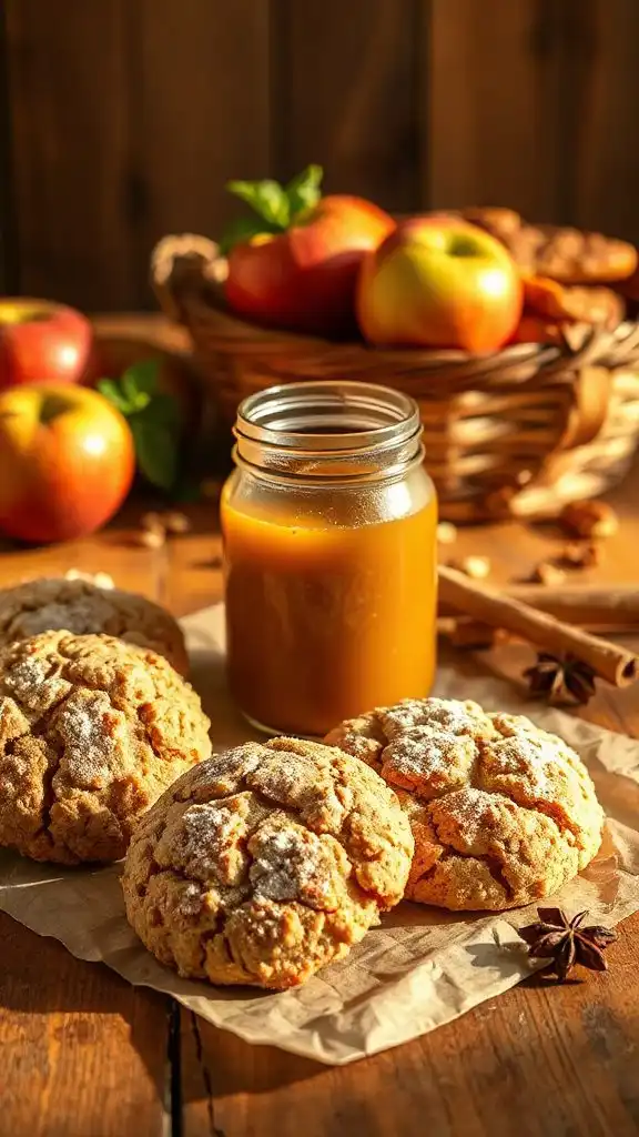 chewy apple oatmeal cookies