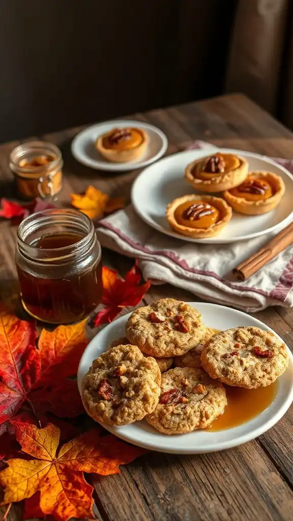 chewy maple oatmeal cookies