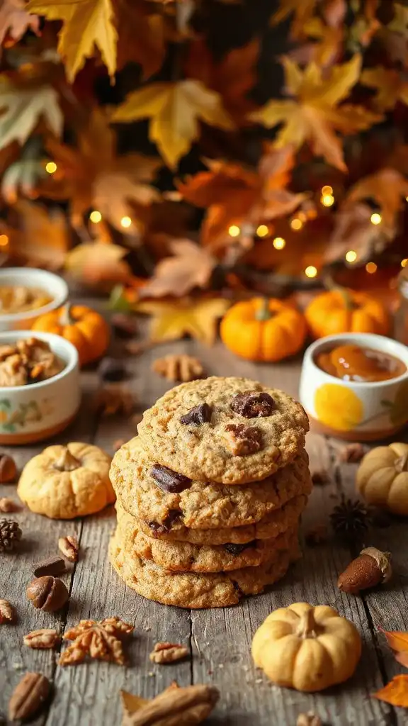 chewy maple oatmeal cookies