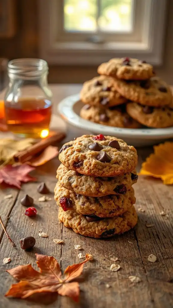 chewy oatmeal chocolate cookies