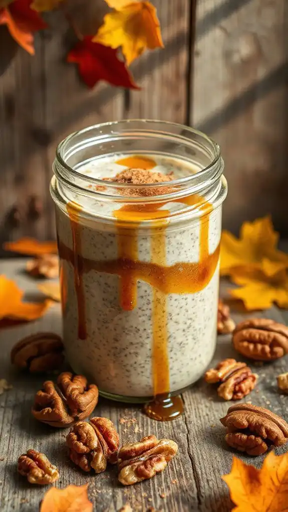 chia pudding with walnuts chia pudding with walnuts
