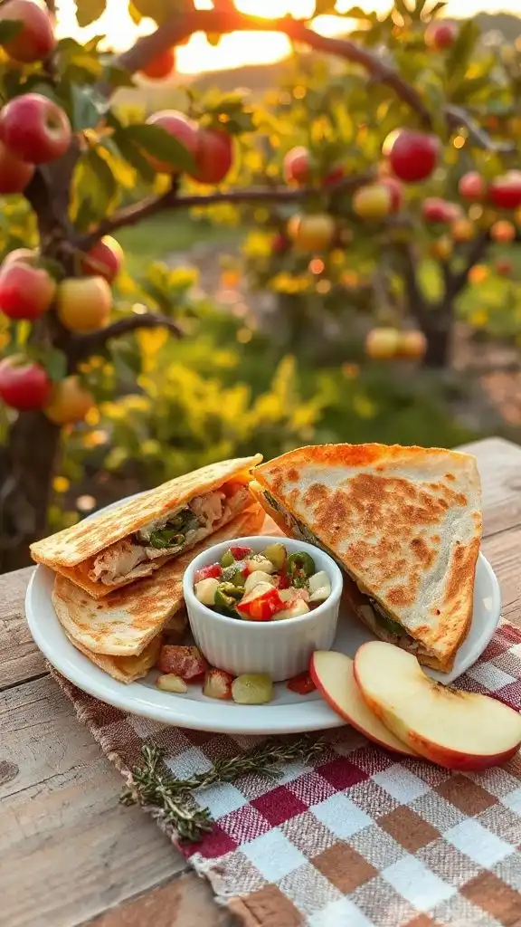 chicken apple quesadillas recipe