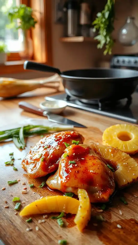 chicken preparation for teriyaki