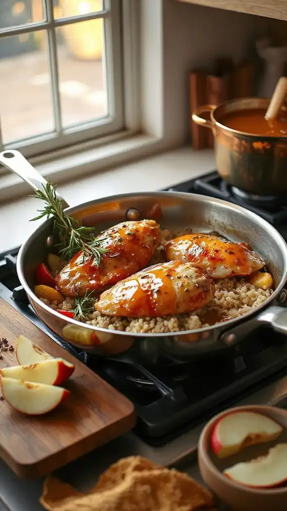 chicken quinoa skillet recipe