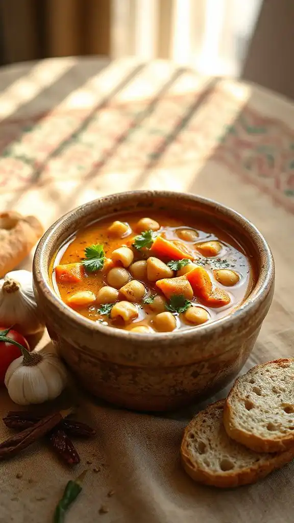 chickpea and carrot stew