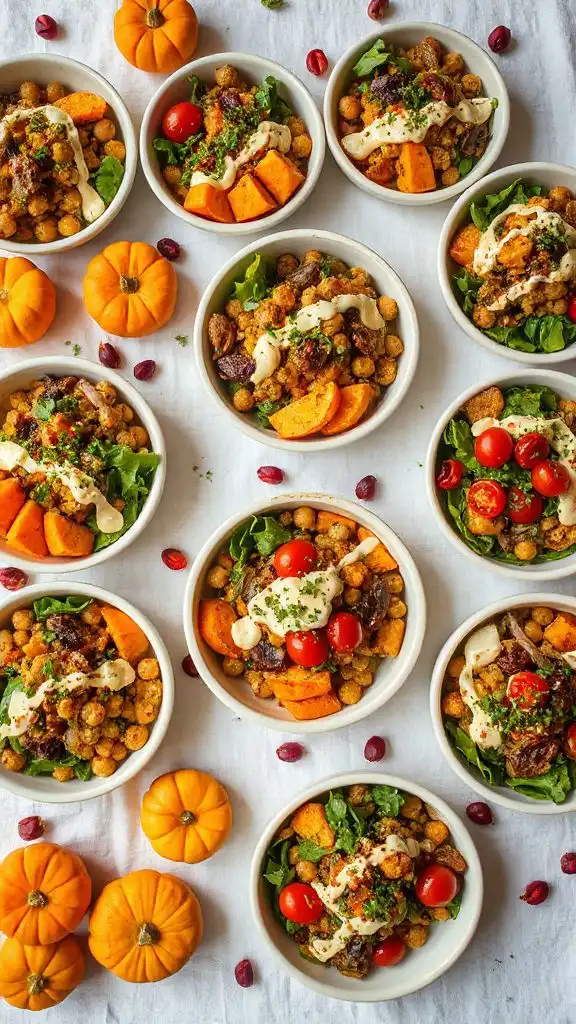 chickpea bowls for autumn