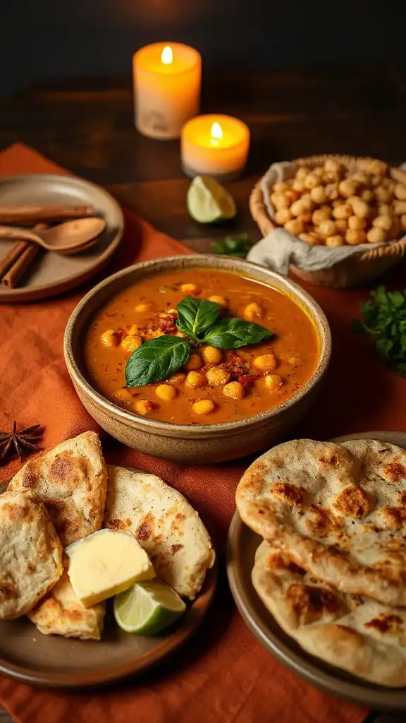 chickpea spinach curry recipe