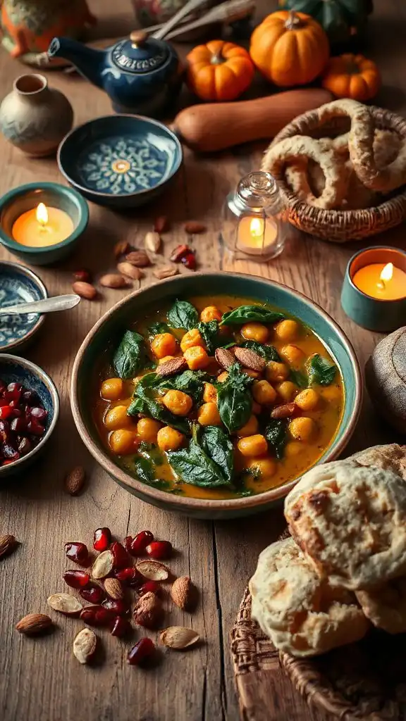 chickpea spinach stew recipe