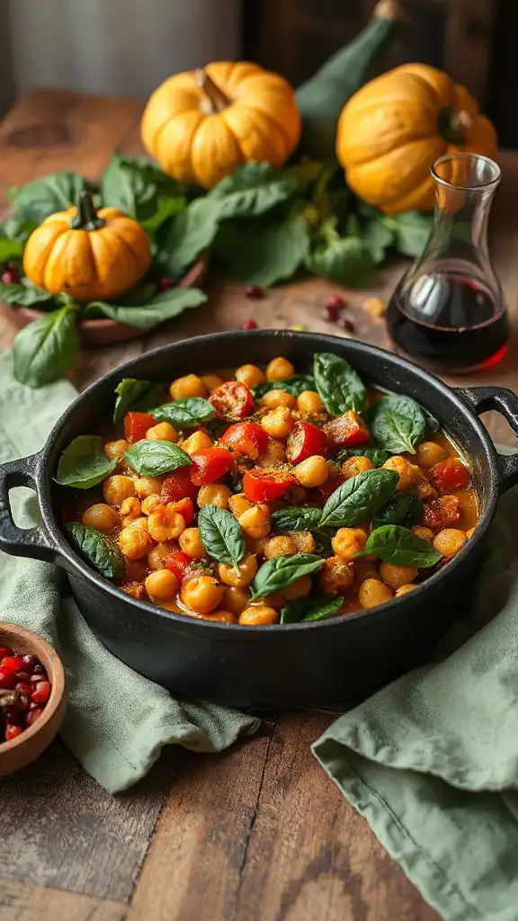 chickpea spinach stew recipe