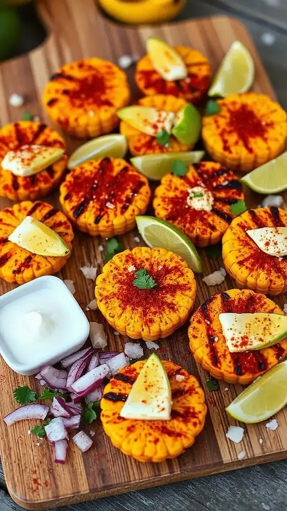 chili lime grilled corn enhancements