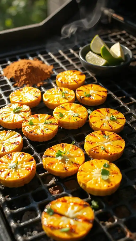 chili lime grilled corn