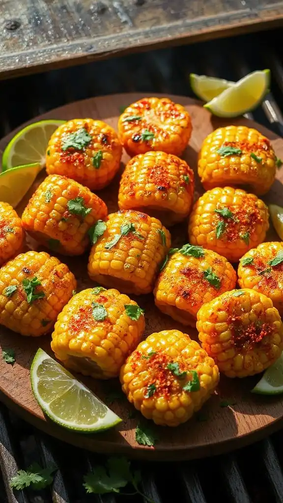 chili lime grilled corn