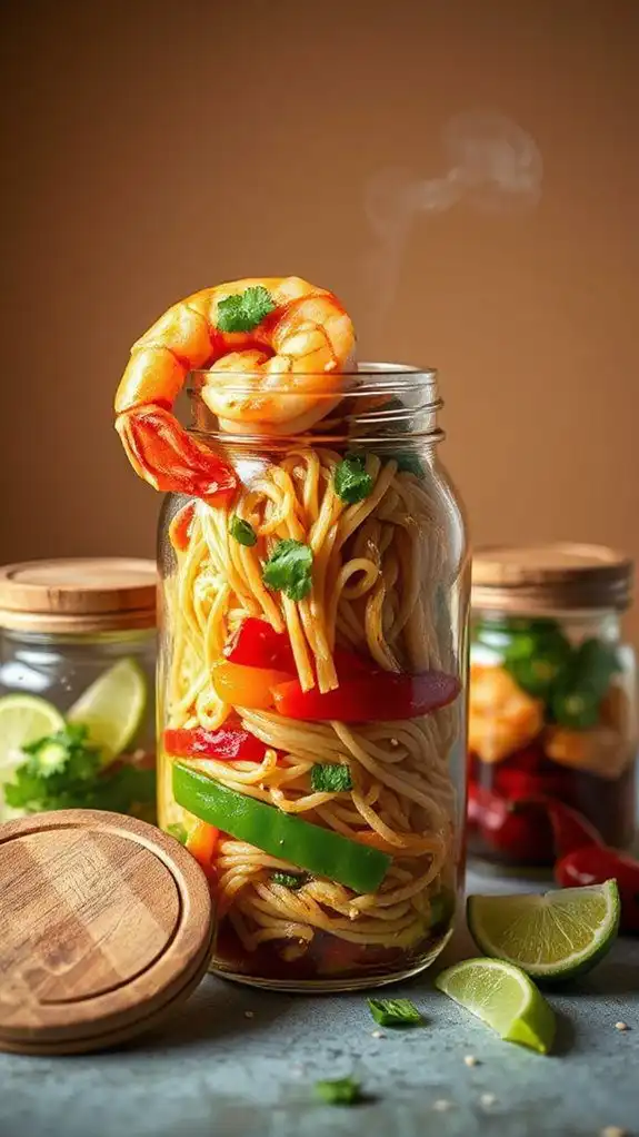 chili lime shrimp noodles