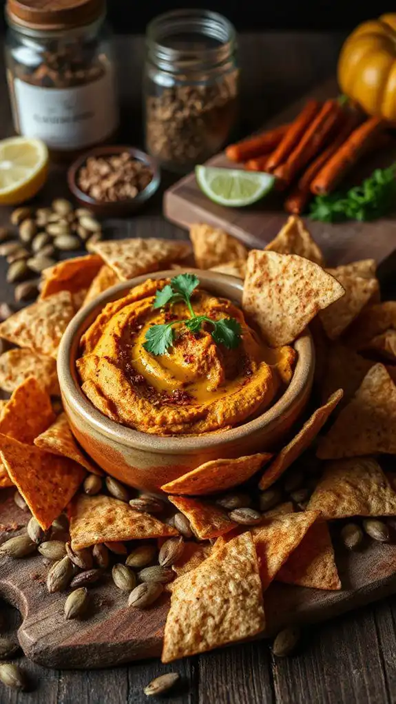 chipotle enhances pumpkin hummus