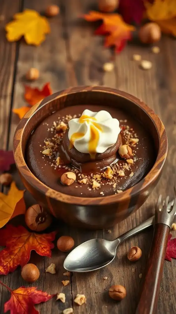 chocolate avocado hazelnut mousse