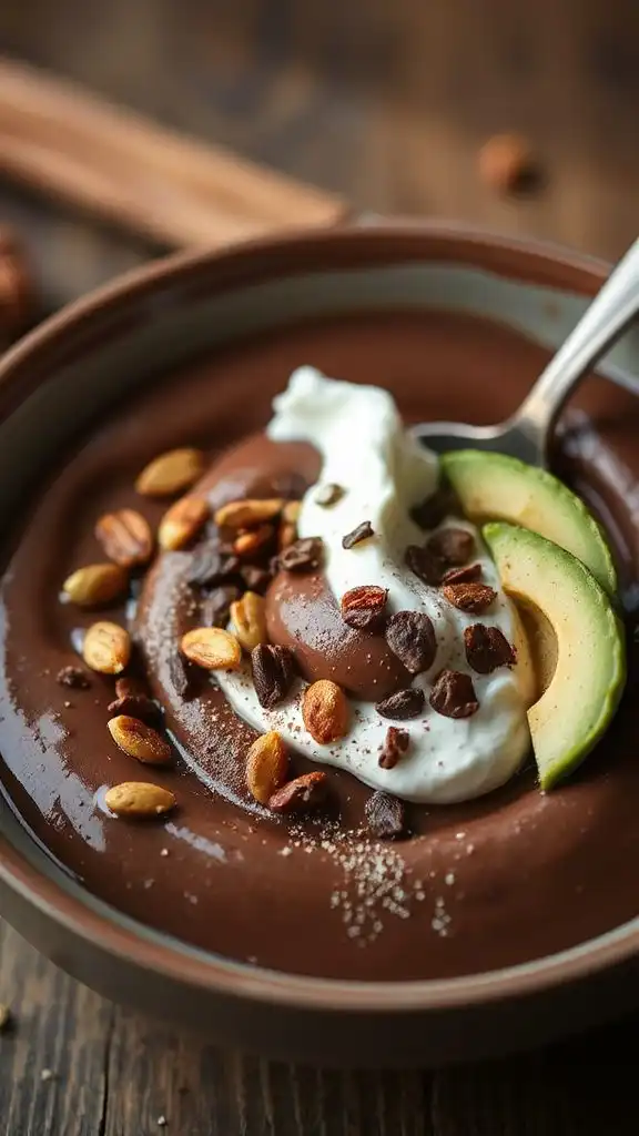 chocolate avocado pumpkin pudding chocolate avocado pumpkin pudding