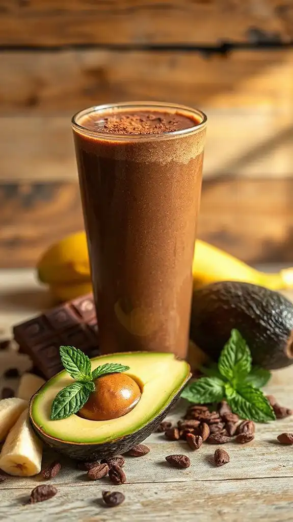 chocolate avocado smoothie recipe