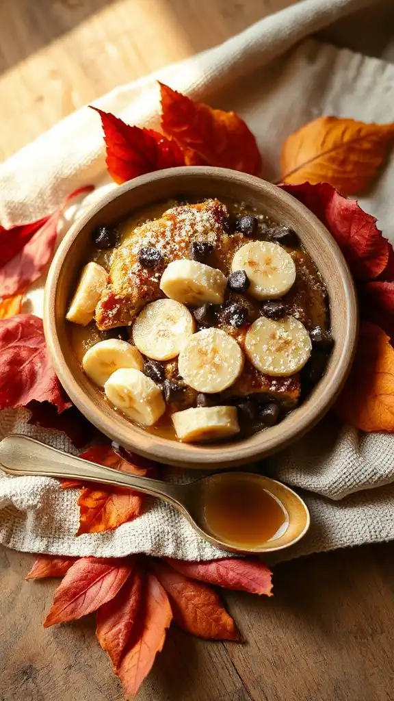 chocolate banana bread pudding