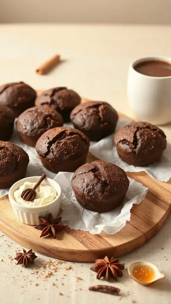 chocolate chai mini loaves