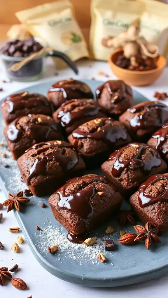 chocolate chai mini loaves
