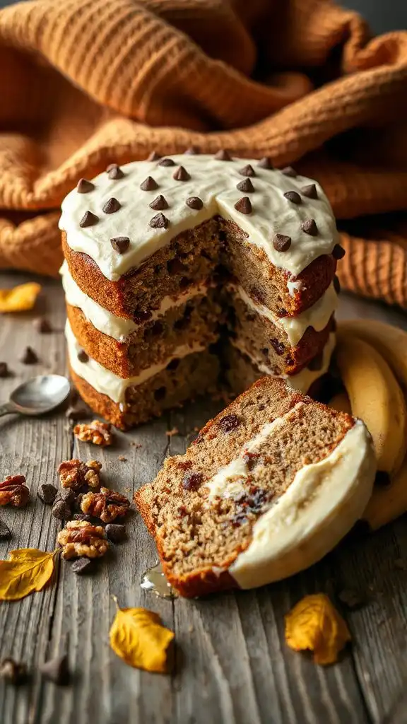 chocolate chip banana cake chocolate chip banana cake