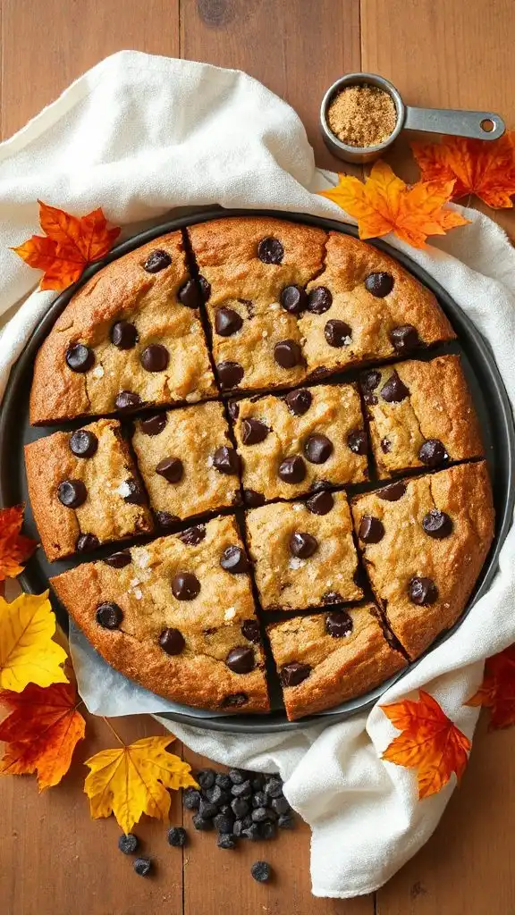 chocolate chip cookie blondies