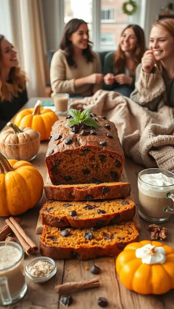 chocolate chip pumpkin bread