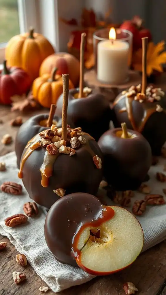 chocolate covered apple treats
