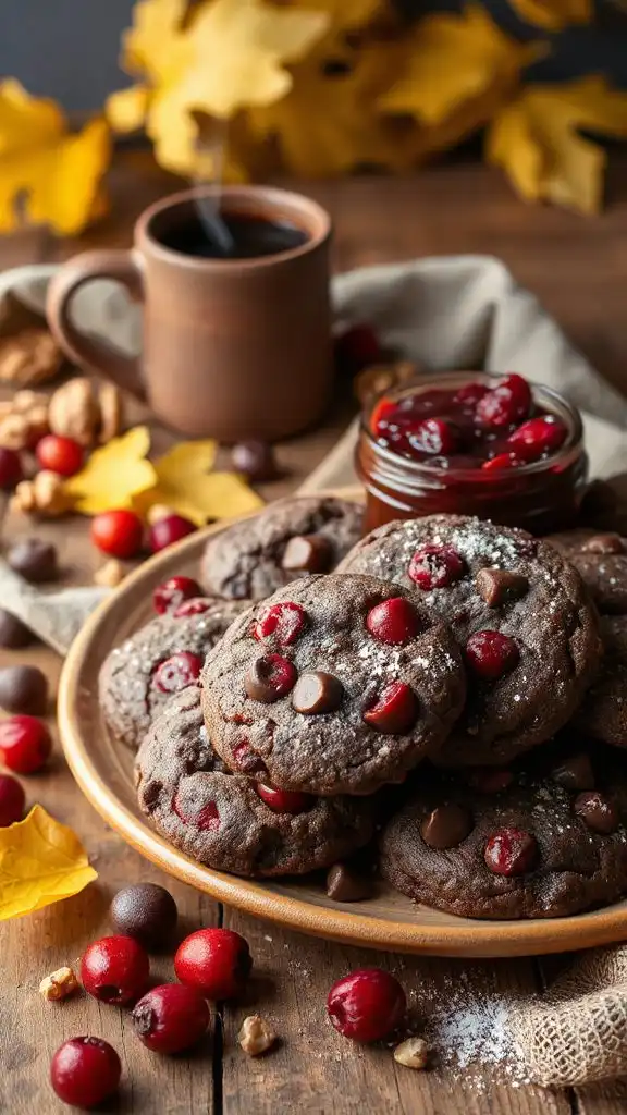 chocolate cranberry cookie recipe