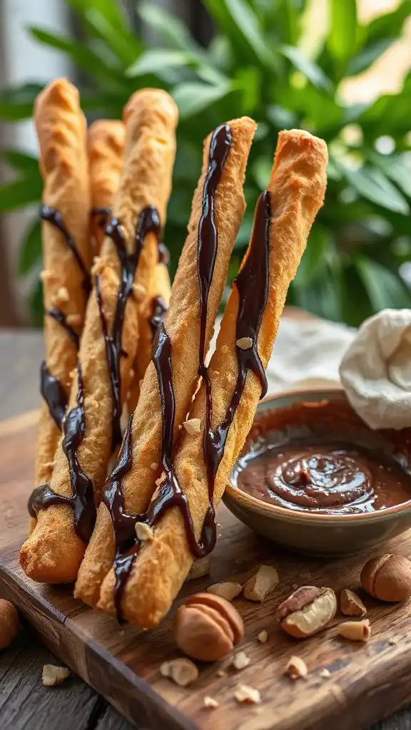 chocolate hazelnut breadstick recipe chocolate hazelnut breadstick recipe