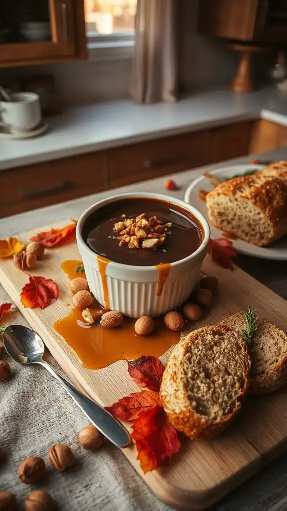 chocolate hazelnut creamy custard