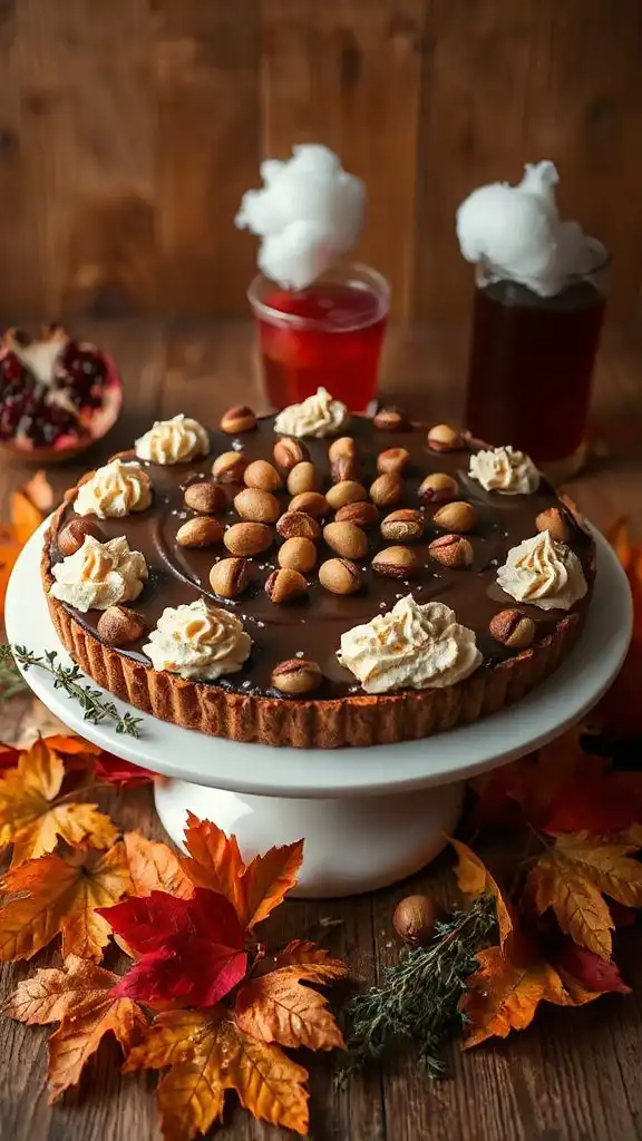 chocolate hazelnut tart recipe